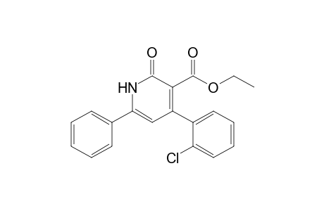 Ethyl 1,2-Dihydro-4-(2-chlorophenyl)-6-(phenyl)-2-oxo-3-pyridinecarboxylate