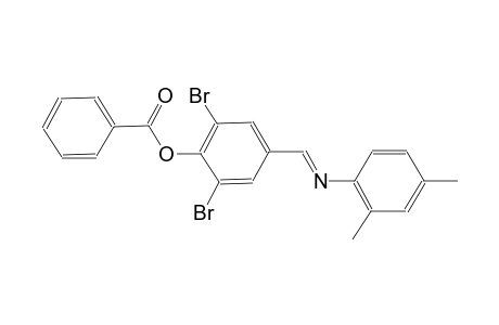 phenol, 2,6-dibromo-4-[(E)-[(2,4-dimethylphenyl)imino]methyl]-, benzoate (ester)