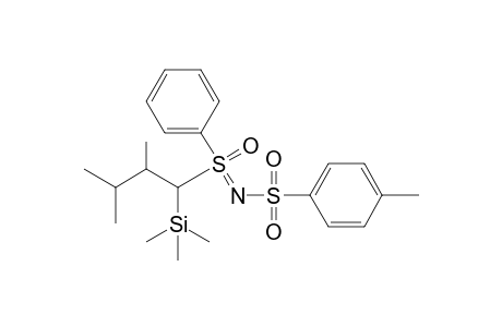 S-Phenyl-S-(1-trimethylsilyl-2,3-dimethyl)butyl-N-(toluene-p-sulfonyl)sulfoximine