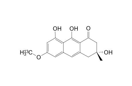 (R)-[Methoxy-13C]Torosachrysone