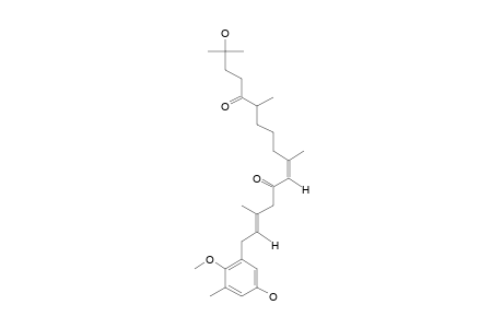 (2E,6Z)-15-hydroxy-1-(5-hydroxy-2-methoxy-3-methylphenyl)-3,7,11,15-tetramethylhexadeca-2,6-diene-5,12-dione