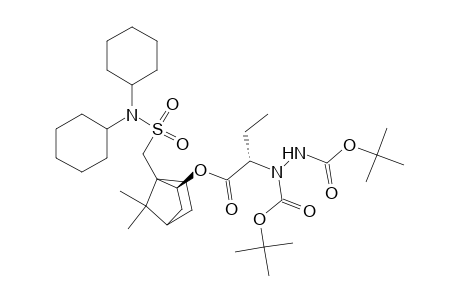 1,2-Hydrazinedicarboxylic acid, 1-[1-[[[1-[[(dicyclohexylamino)sulfonyl]methyl]-7,7-dimethylbicyclo[2.2.1]hept-2-yl]oxy]carbonyl]propyl]-, bis(1,1-dimethylethyl) ester, [1S-[1.alpha.,2.beta.(R*),4.beta.]]-