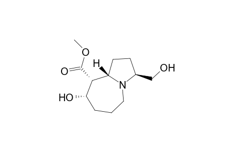 (3S,8S,9R,9aS)-8-hydroxy-3-(hydroxymethyl)-2,3,5,6,7,8,9,9a-octahydro-1H-pyrrolo[1,2-a]azepine-9-carboxylic acid methyl ester