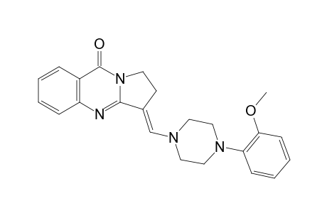 3-[4-(2-methoxy-phenyl)-piperazin-1-ylmethylene]-2,3-dihydro-1H-pyrrolo[2,1-b]quinazolin-9-one