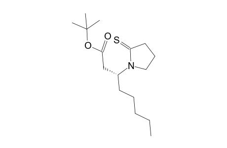(3R)-3-(2-sulfanylidene-1-pyrrolidinyl)octanoic acid tert-butyl ester