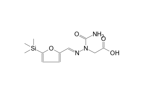 5-TRIMETHYLSILYLFURFURAL, N'-CARBAMOYL-N'-CARBOXYMETHYLHYDRAZONE