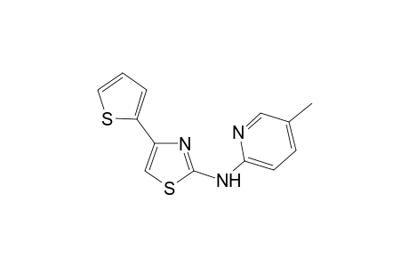 2-Pyridinamine, 5-methyl-N-[4-(2-thienyl)-2-thiazolyl]-