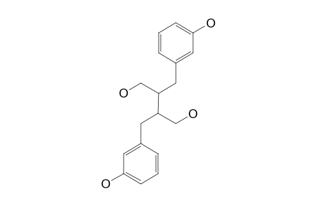2,3-bis(3-hydroxybenzyl)butane-1,4-diol