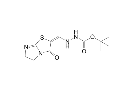 N'-{1-[3-Oxo-5,6-dihydro-imidazo[2,1-b]thiazol-(2E)-ylidene]-ethyl}-hydrazinecarboxylic acid tert-butyl ester