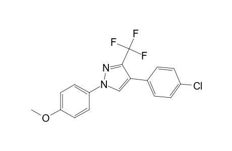 4-(4-Chlorophenyl)-1-(4-methoxyphenyl)-3-(trifluoromethyl)pyrazole