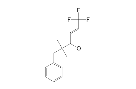 (E)-6,6,6-TRIFLUORO-2,2-DIMETHYL-1-PHENYL-4-HEXEN-3-OL