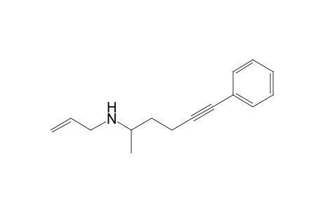 N-Allyl-1-methyl-5-phenyl-4-pentynylamine