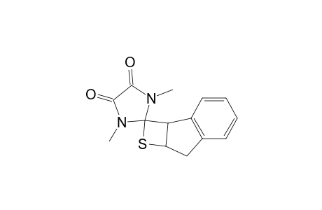 Spiro[imidazolidine-2,2'(2'aH)-indeno[2,1-b]thiete]-4,5-dione, 7',7'a-dihydro-1,3-dimethyl-
