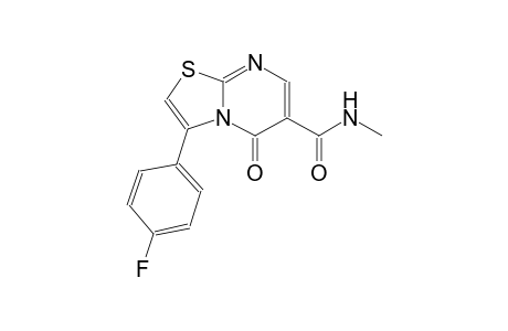 5H-thiazolo[3,2-a]pyrimidine-6-carboxamide, 3-(4-fluorophenyl)-N-methyl-5-oxo-