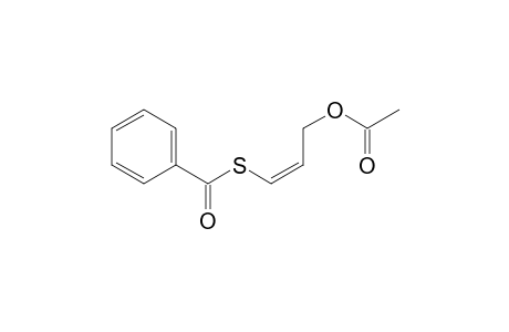 Benzenecarbothioic acid, S-[3-(acetyloxy)-1-propenyl]ester, (Z)-