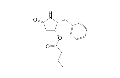 cis-+-)-Butyric Acid 2-Benzyl-5-oxo-1H-pyrrolidin-3-yl Ester