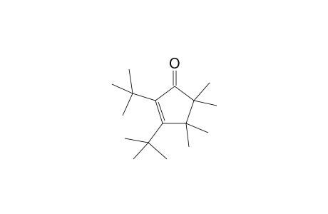 2,3-Di-tert-butyl-4,4,5,5-tetramethyl-cyclopent-2-enone