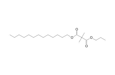 Dimethylmalonic acid, propyl tridecyl ester