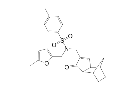 8-[(N-(5-Methylfur-5-yl)methyl-N-tosylamino)methyl]tricyclo[5.3.0.1(2,5)]dec-8-en-7-one