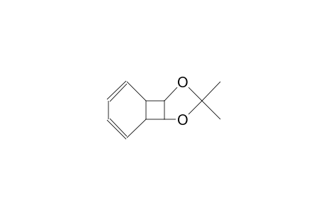 exo-7,8-Isopropylidenedioxy-bicyclo(4.2.0)octa-2,4-diene