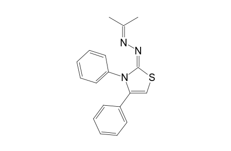 2-Isopropylidenehydrazono-3,4-diphenyl-2,3-dihydro-1,3-thiazole