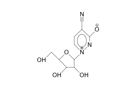4-Cyano-3-oxido-1-(B-D-ribofuranosyl)-pyridazinium