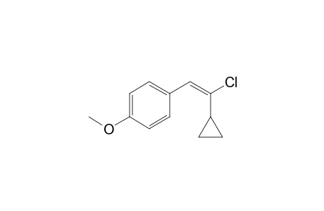Benzene, 1-(2-chloro-2-cyclopropylethenyl)-4-methoxy-, (E)-