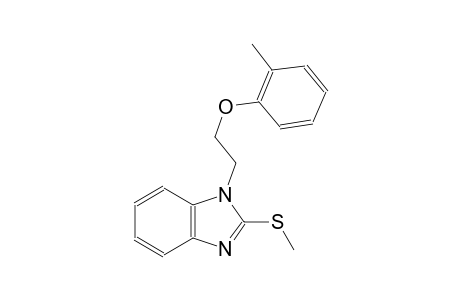 1H-benzimidazole, 1-[2-(2-methylphenoxy)ethyl]-2-(methylthio)-