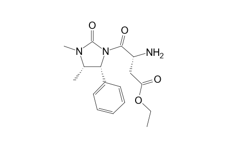 (3S,4'S,5'R)-Ethyl 3-Amino-4-(3',4'-Dimethyl-2'-oxo-5'-phenyl-1'-imidazolyldinyl)-4-oxobutanoate
