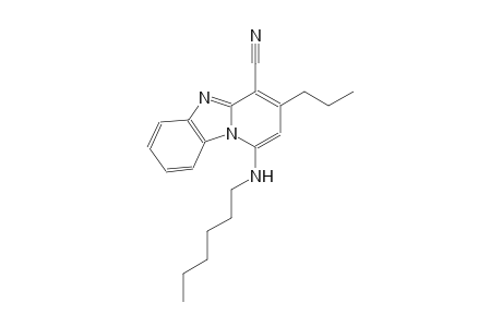 1-(hexylamino)-3-propylpyrido[1,2-a]benzimidazole-4-carbonitrile