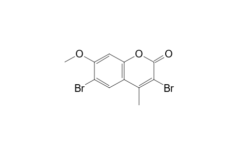 3,6-dibromo-7-methoxy-4-methylcoumarin