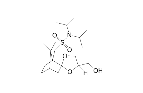 Spiro[1-(N,N-Bisisopropylamidosulfonyl)methyl-7,7-dimethylbicyclo[2.2.1]heptane-2,2'-4'-hydroxymethyl-1',3'-dioxolane]