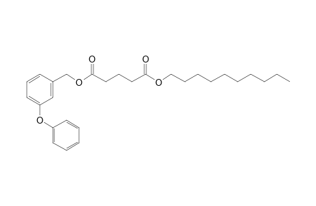 Glutaric acid, decyl 3-phenoxybenzyl ester