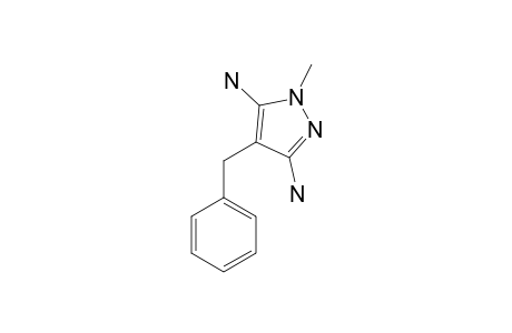 3,5-DIAMINO-4-BENZYL-N-METHYLPYRAZOLE