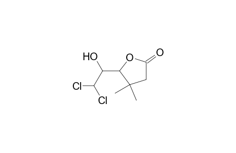 5-(1-hydroxy-2,2-dichloroethyl)dihydro-4,4-dimethyl-2(3H)-furanone