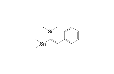 (Trimethyl)-[2-phenyl-1-(trimethylsilyl)ethenyl]stannane