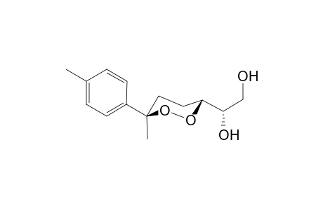 (1S)-1-[(3R,6R)-6-methyl-6-(4-methylphenyl)-1,2-dioxan-3-yl]ethane-1,2-diol