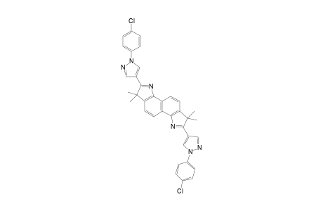 2,7-Bis(1-(4-chlorophenyl)-1H-pyrazol-4-yl)-1,1,6,6-tetramethyl-1,6-dihydroindolo[7,6-g]indole