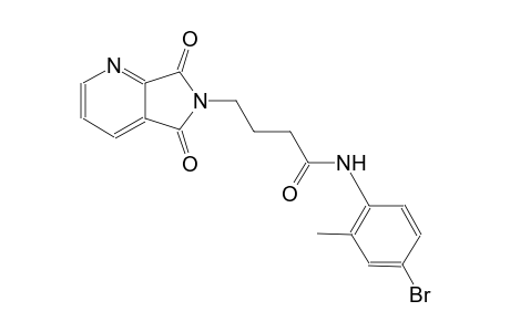 5H-pyrrolo[3,4-b]pyridine-6-butanamide, N-(4-bromo-2-methylphenyl)-6,7-dihydro-5,7-dioxo-