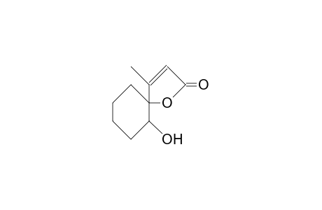 6-Hydroxy-4-methyl-1-oxa-spiro(5,4)dec-3-en-2-one