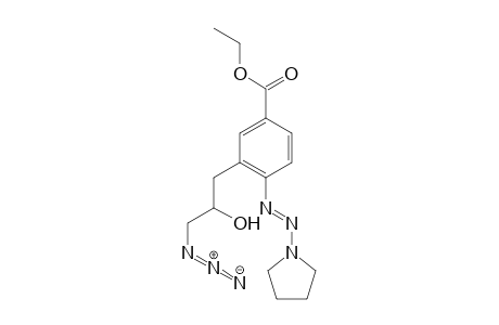 Ethyl 3-(3-Azido-2-hydroxypropyl)-4-(pyrrolidin-1-yldiazenyl)benzoate