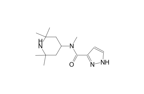 1H-pyrazole-3-carboxamide, N-methyl-N-(2,2,6,6-tetramethyl-4-piperidinyl)-