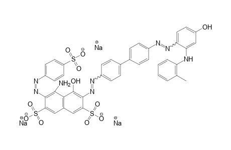2,7-Naphthalenedisulfonic acid, 4-amino-5-hydroxy-3-[[4'-[[4-hydroxy-2-[(2-methylphenyl)amino]phenyl]azo][1,1'-biphenyl]-4-yl]azo]-6-[(4-sulfophenyl)azo]-, trisodium salt