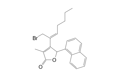 3-Methyl-4-[1'-bromohept-2'(Z)-en-2'-yl]-5-(naphth-1"-yl)furan-2(5H)-one