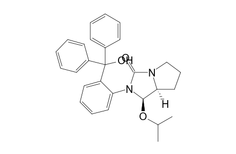 (-)-(1R,7aS)-2-(2-(hydroxydiphenylmethyl)phenyl)-1-isopropoxytetrahydro-1Hpyrrolo[1,2-c]imidazol-3(2H)-one