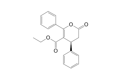 (S)-ethyl 2-oxo-4,6-diphenyl-3,4-dihydro-2H-pyran-5-carboxylate