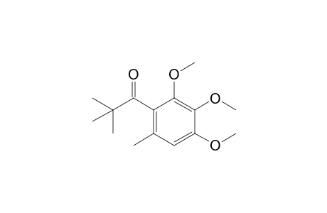 t-Butyl 2,3,4-trimethoxy-6-methylphenyl ketone