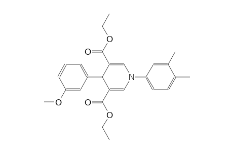 3,5-pyridinedicarboxylic acid, 1-(3,4-dimethylphenyl)-1,4-dihydro-4-(3-methoxyphenyl)-, diethyl ester