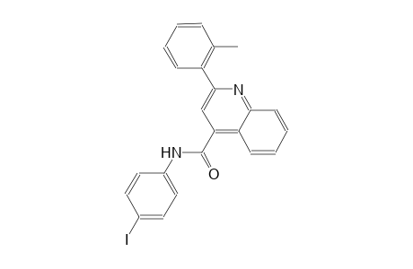 N-(4-iodophenyl)-2-(2-methylphenyl)-4-quinolinecarboxamide