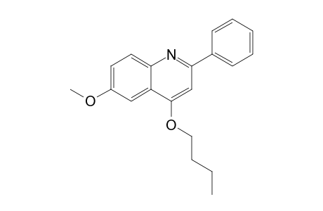 4-Butoxy-6-methoxy-2-phenylquinoline